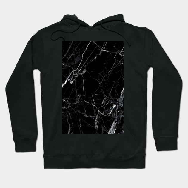 Black marble Hoodie by dmitryb1